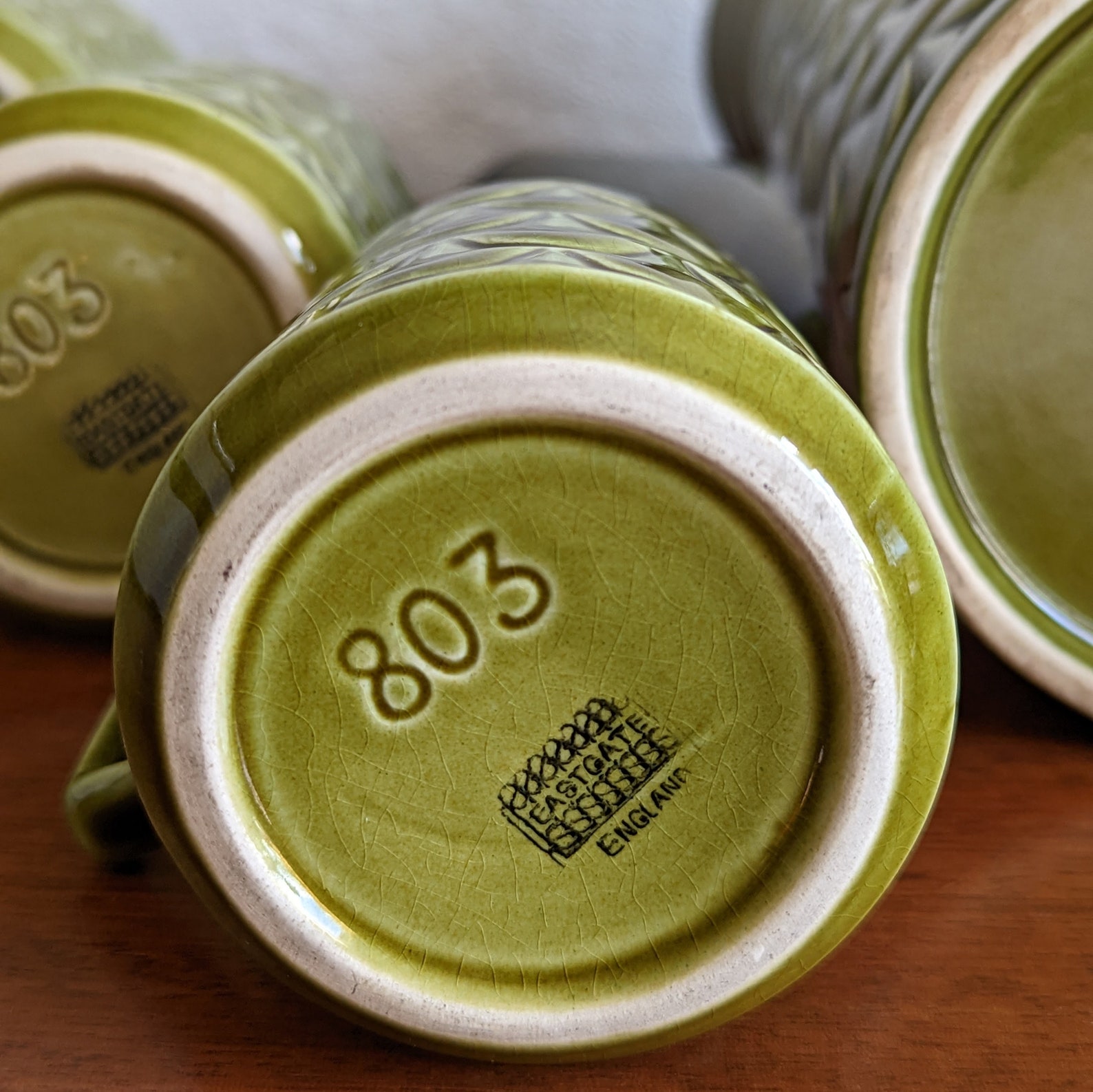 Vintage 1960s / 1970s Eastgate / Withernsea Pottery Jade Green Etsy UK