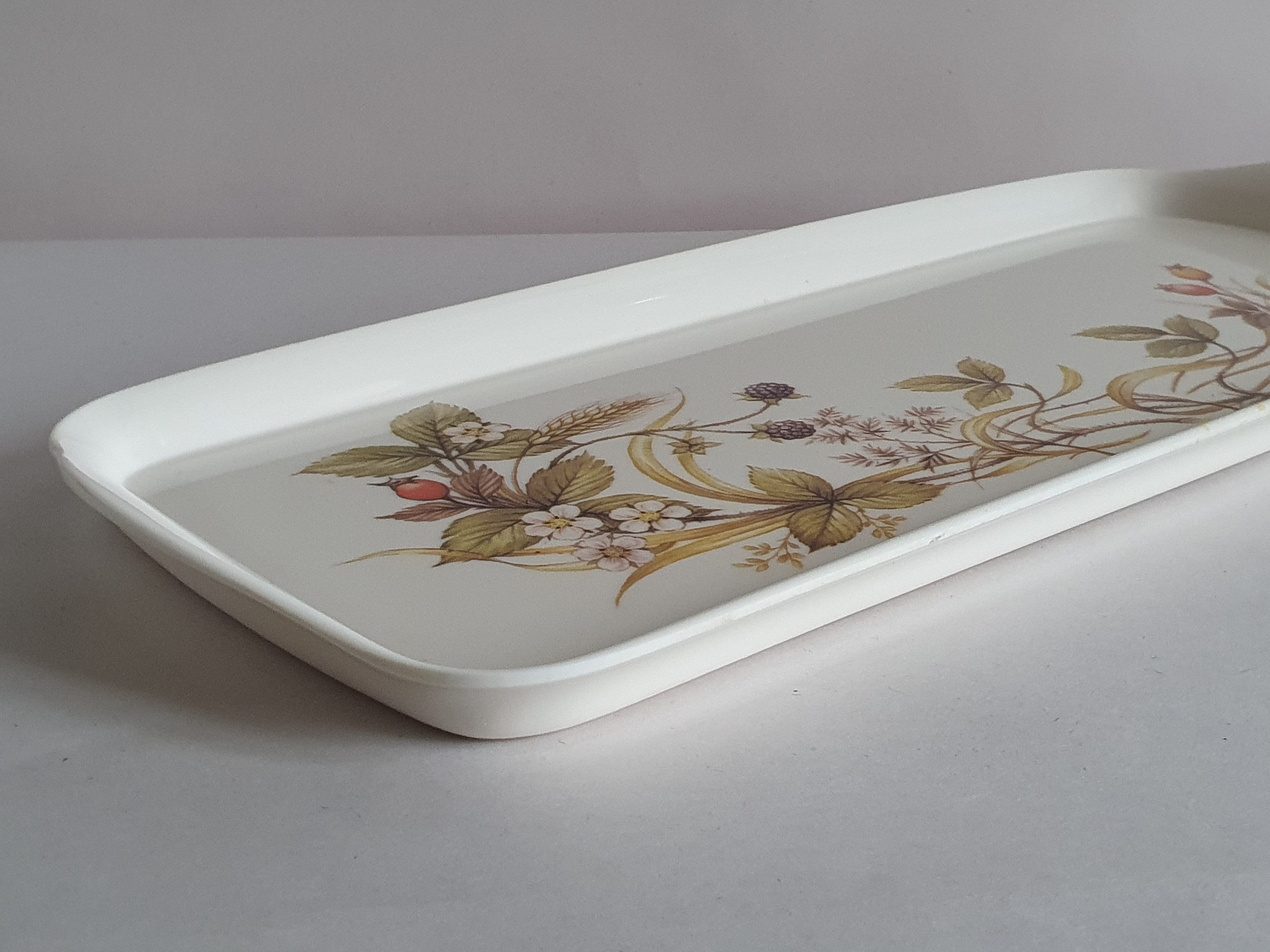 Vintage 1980s M&S Harvest Melamine Tray Marks and Spencer Etsy