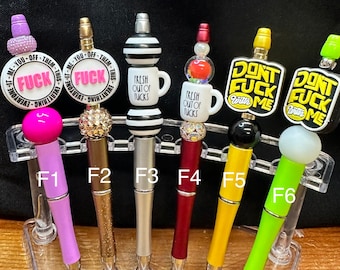 Adult pens/Bad word pens/beaded pens