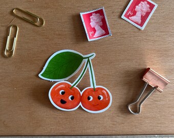 Happy Cherry - stationery - journal - personalise