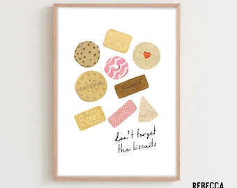 Don’t Forget the Biscuits – Illustrated Art Print