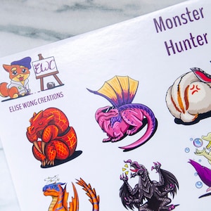Monster Hunter Sticker Packs