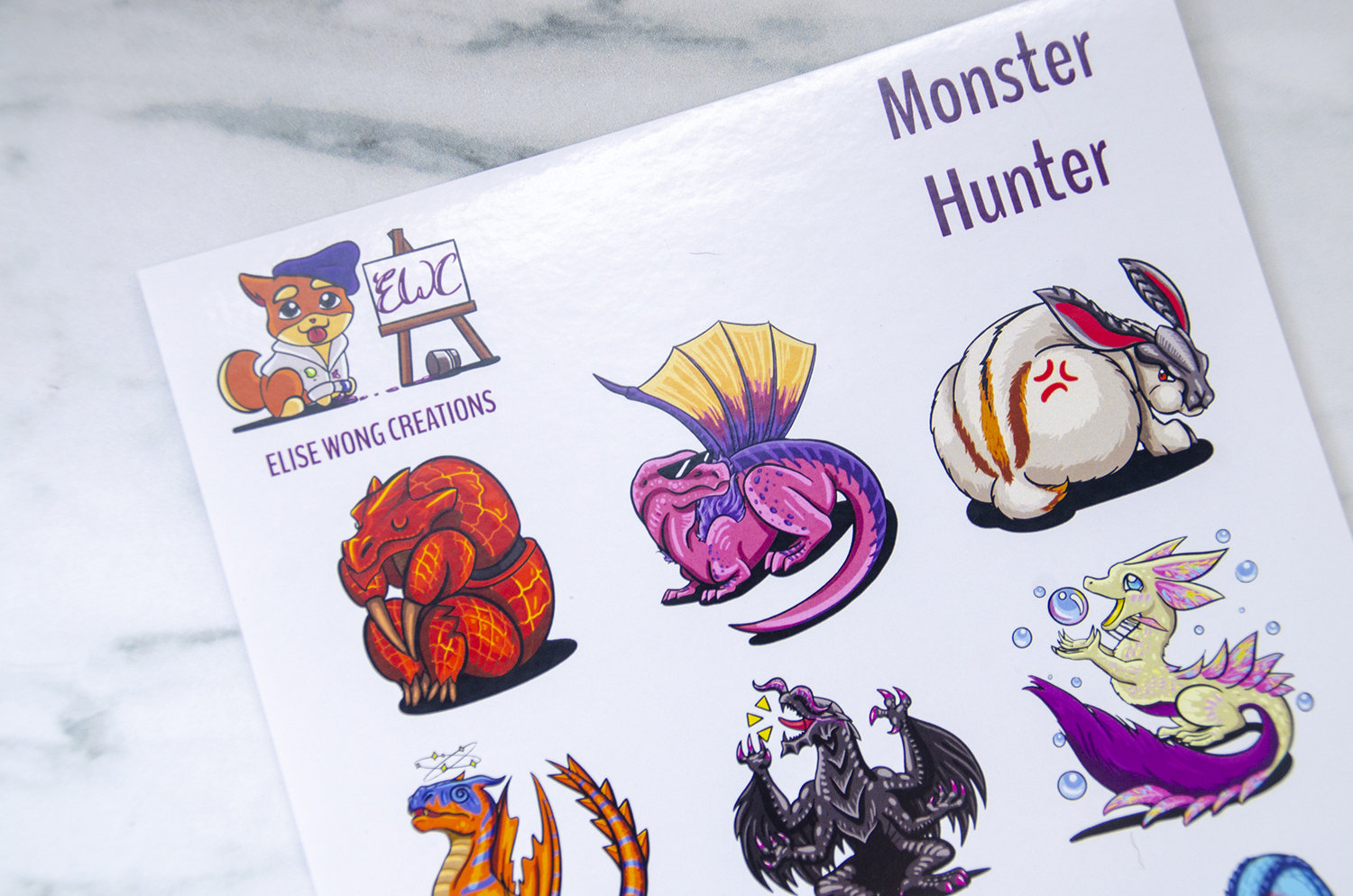 Monster Hunter Sticker Packs - Etsy