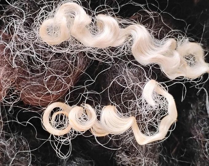 Long Curly Locks for Wet & Needle Felting