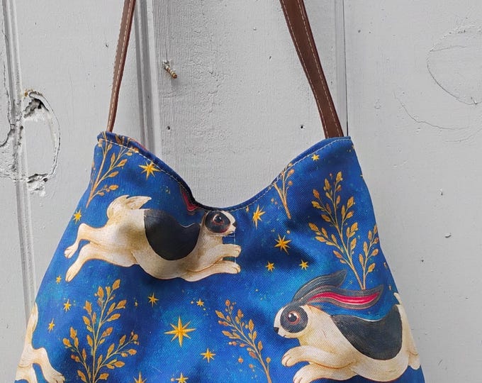 Bunny Under the Stars Shoulder Bag – Original Design