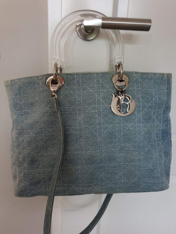 dior denim bag