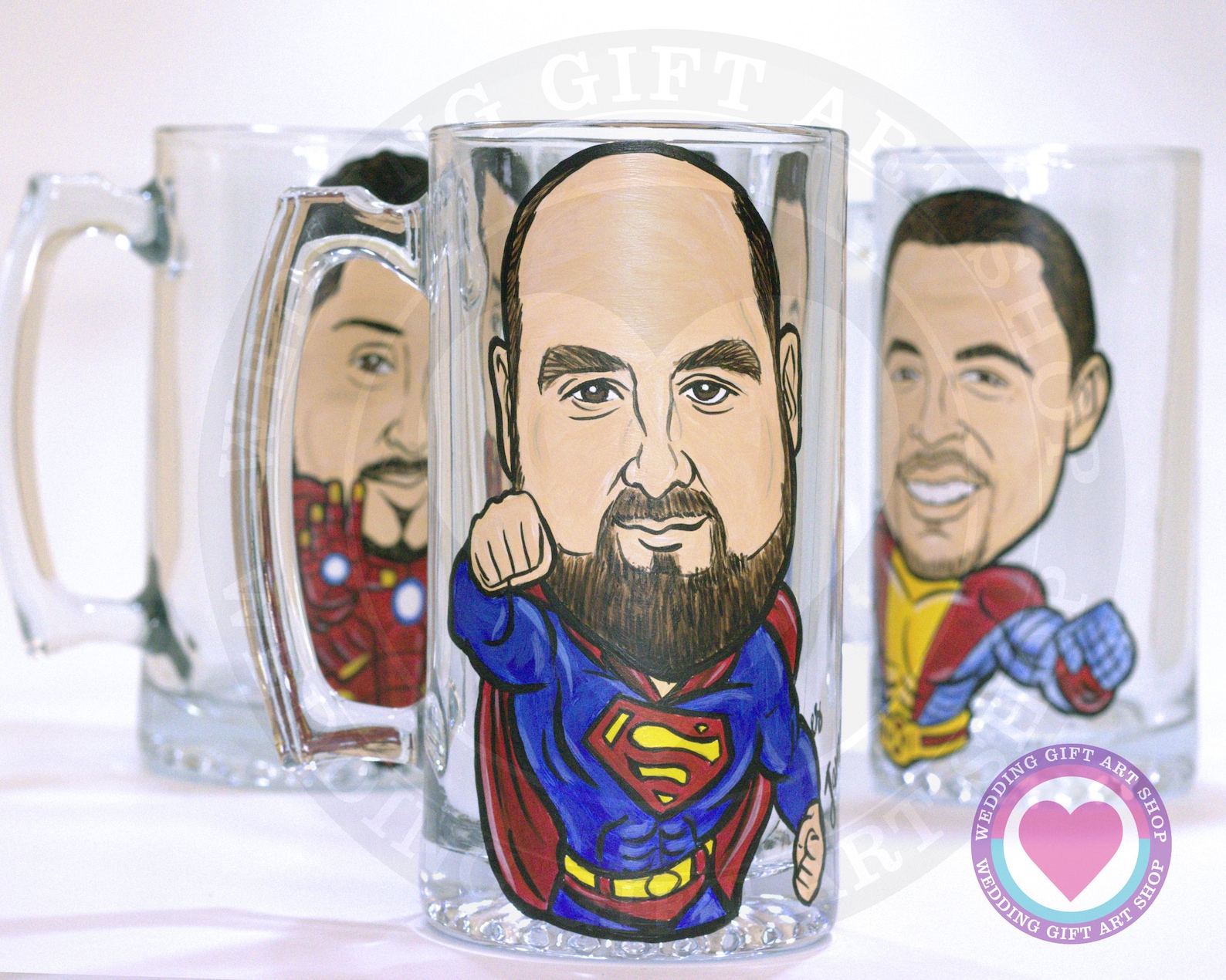 Creative Superhero Groomsmen Gift Idea, Avengers Superhero Personalized Gifts