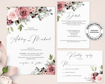 dusty rose wedding
