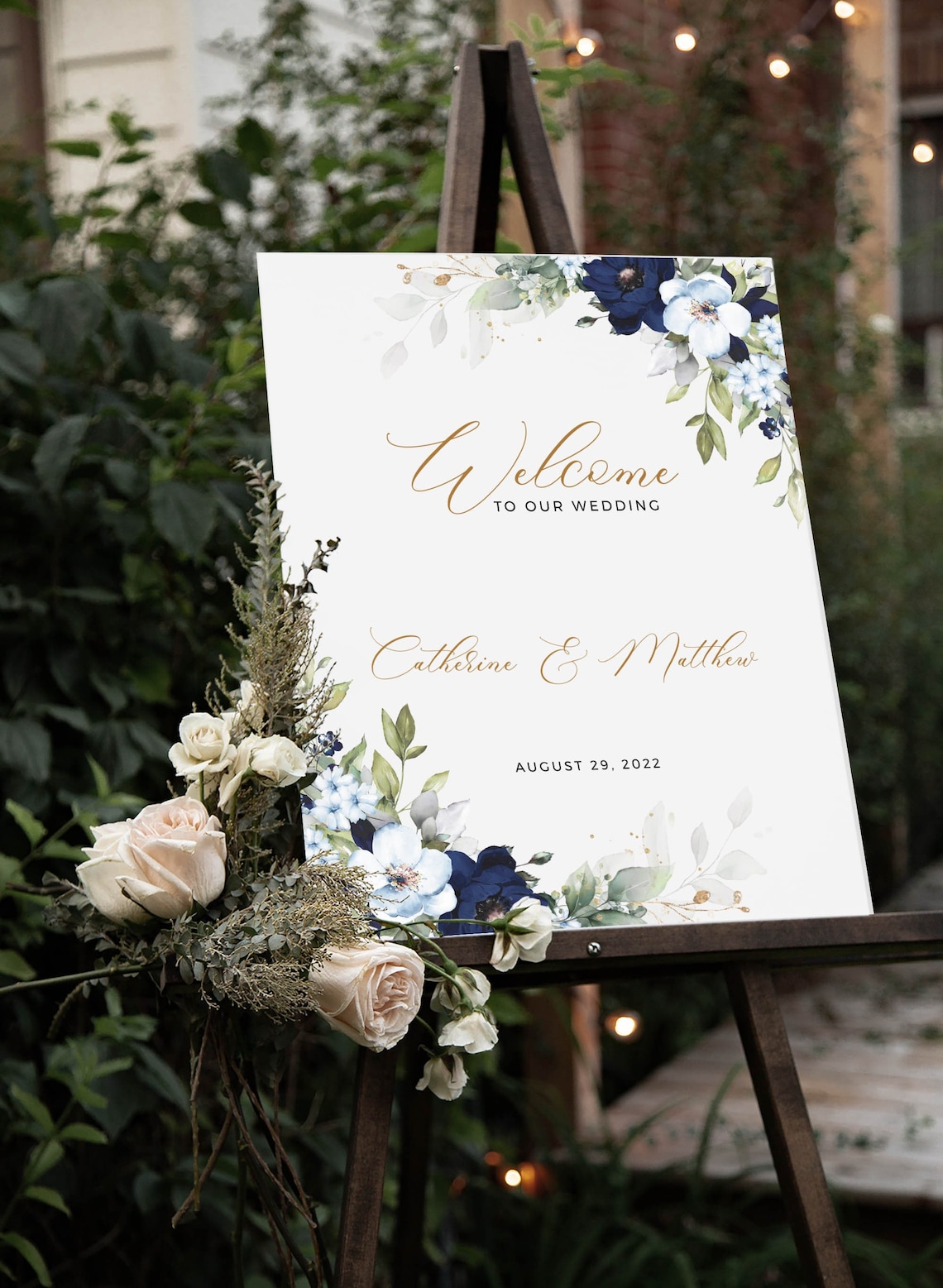 CHLOE  Wedding Welcome Sign Template Editable INSTANT image 1