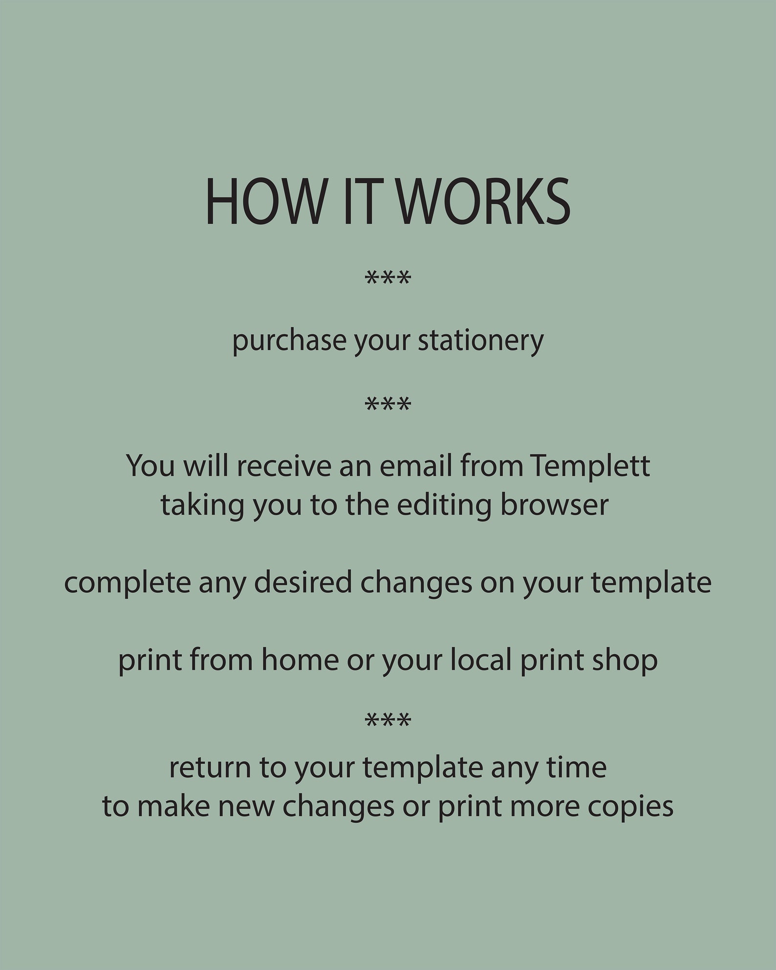 Editable Trifold Wedding Program Template INSTANT DOWNLOAD | Etsy