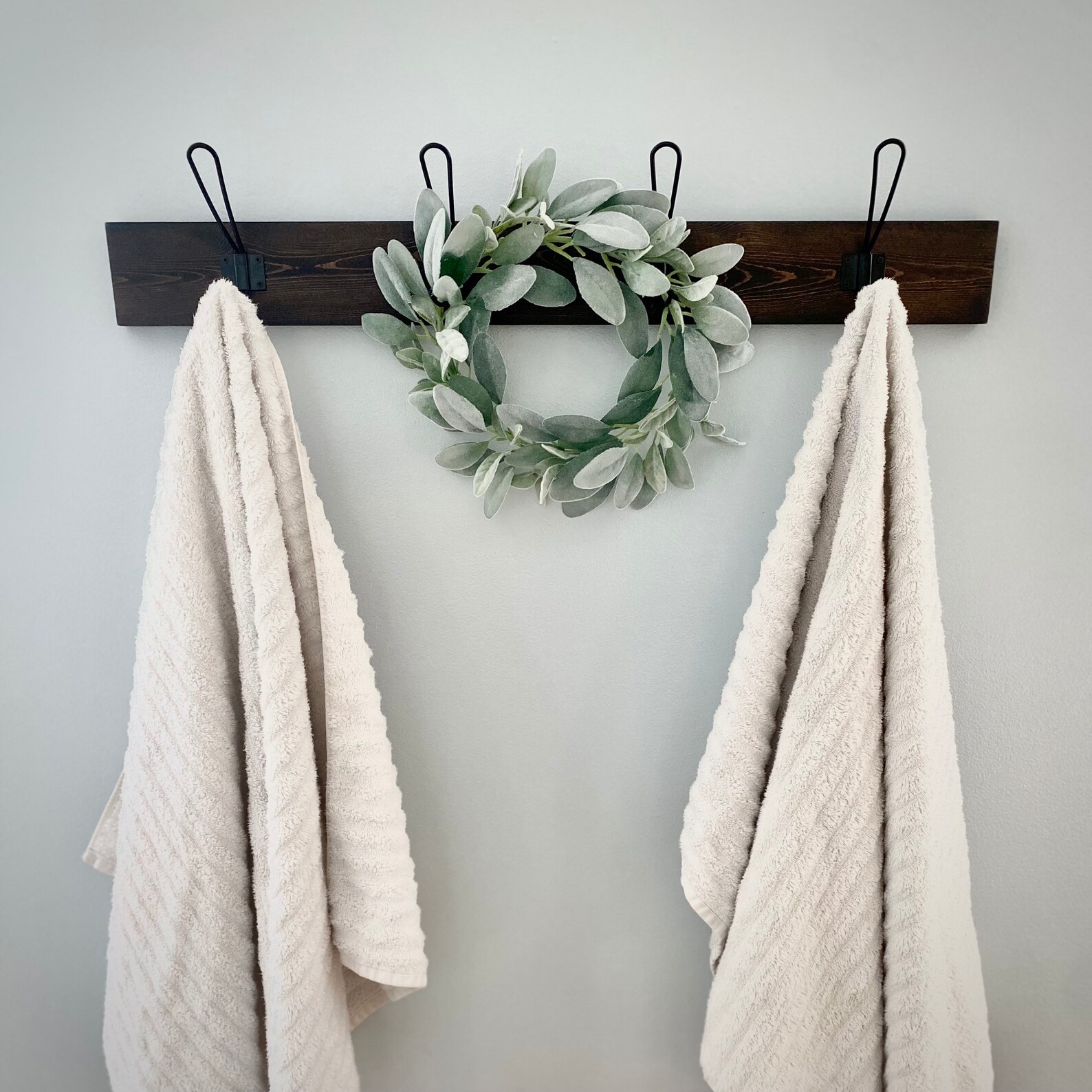 Farmhouse Towel Hook/entry Way Coat Hook Etsy