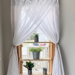 Window Hanging Plant Shelves