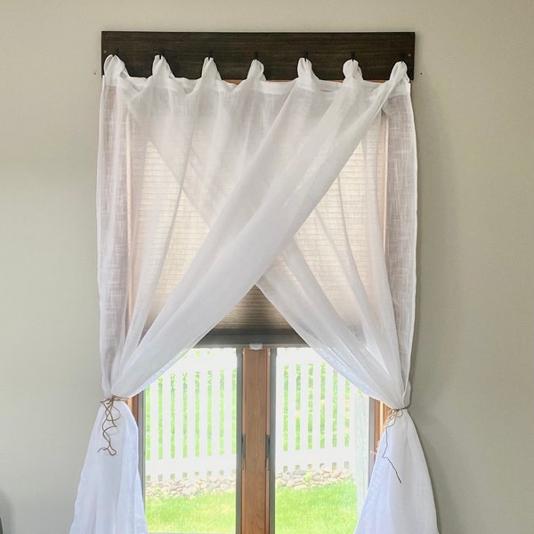 Curtains, Semi-Sheer Tab-Top Curtains