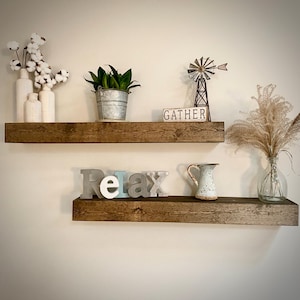 Rustic Floating Shelf
