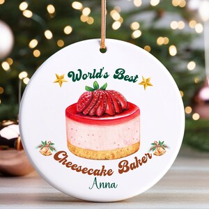 cheesecake ornament