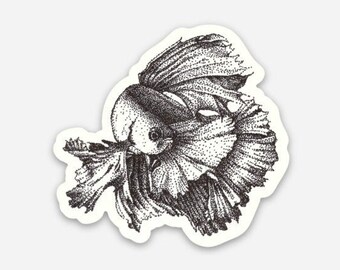 Betta Fish Sticker