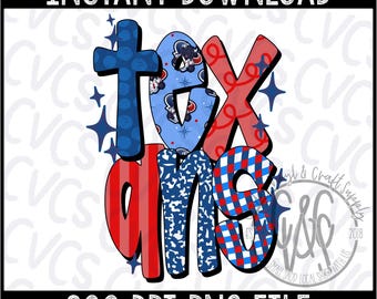Texans Disco, PNG, Game Day, Spirit, Houston, Texas, T-Shirt, Sublimation, DTF