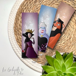 Disney Illustrated XL Bookmark • Villains
