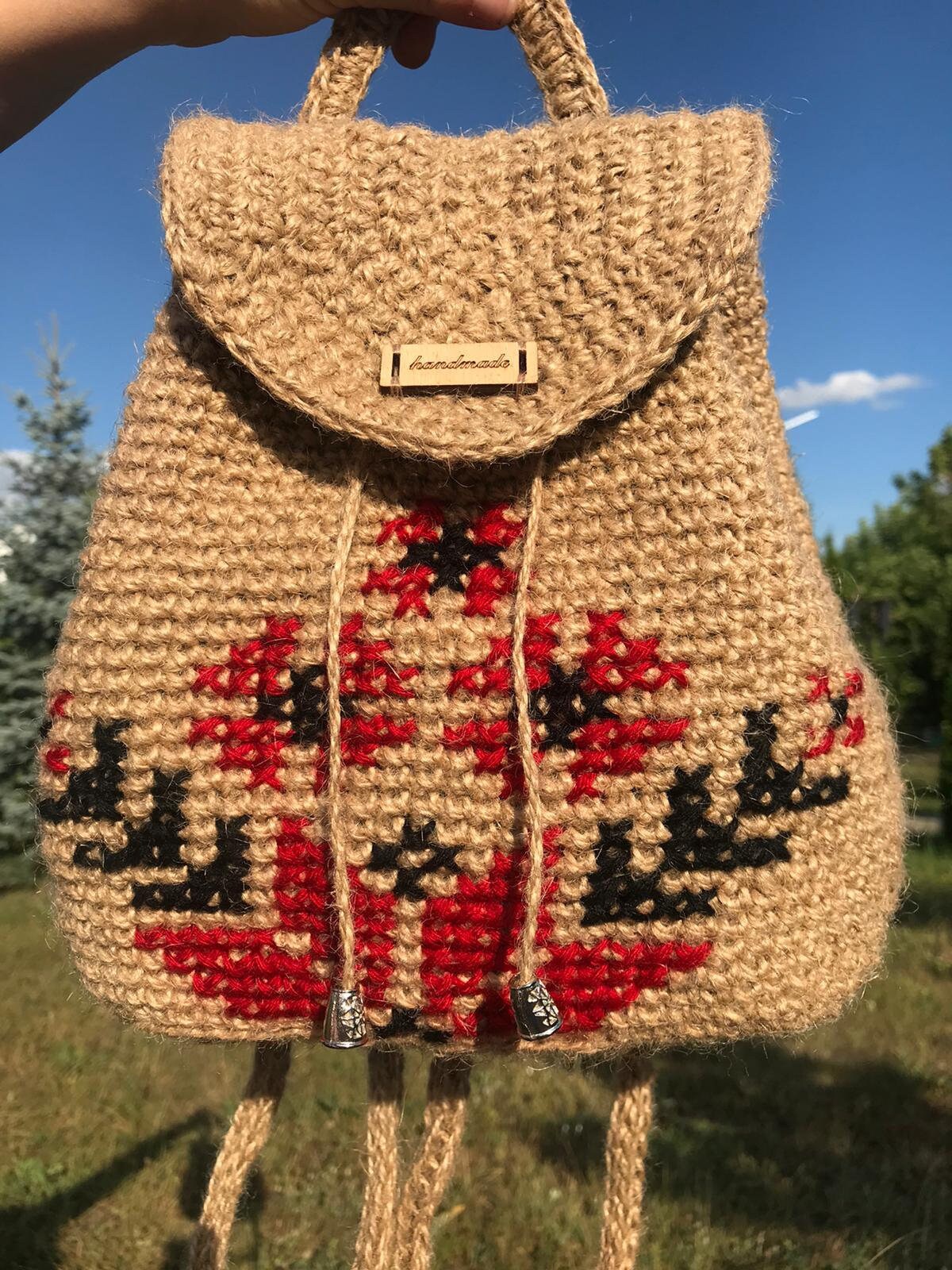 Beautiful Handmade Backpack Womens Backpack Rucksack Summer Etsy