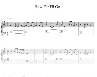 Piano Sheet Music Etsy Piano Sheet Music Etsy