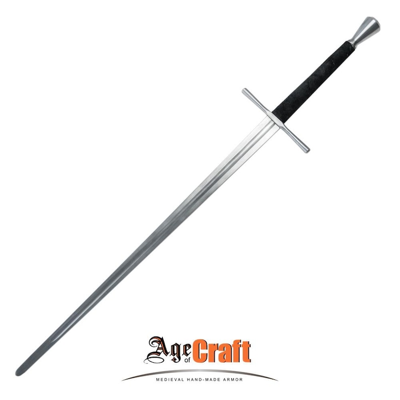 Espada larga del río Támesis Espada medieval personalizada Arma Caballero Armadura Armadura europea para HMB Buhurt SCA por Age of Craft imagen 1