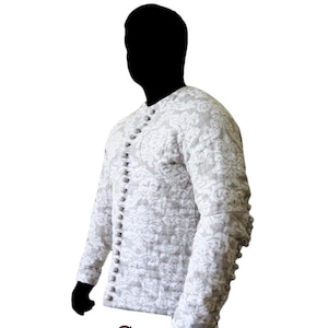 Pourpoint of Charles de Blois Doublet Padded Jacket Padded Armor European Armor HMB Jacket Buhurt Jacket HEMA Jacket SCA Jacket