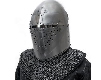 Sugarloaf Helmet Movable Visor Helmet Medieval Helmet Hema Helmet Hmb Helmet Buhurt Helmet SCA Helmet IMCF Helmet ACL Helmet Larp Helmet