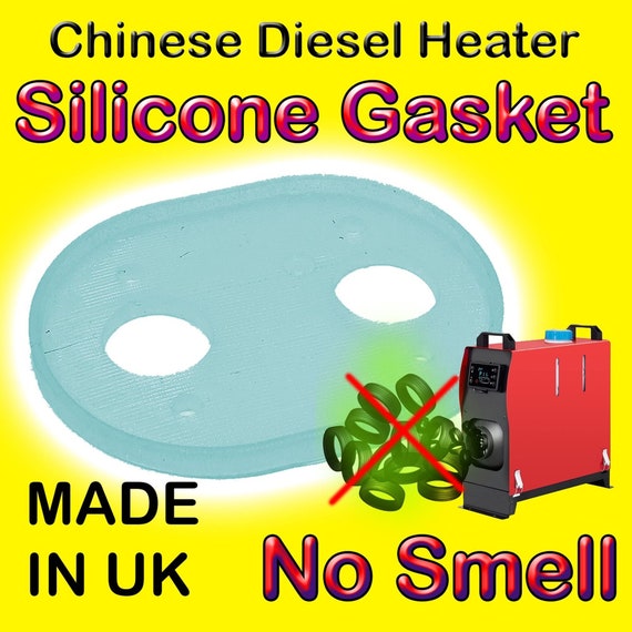 Chinese Diesel Heater Silicone Gasket eliminates Foul Rubber Smell for 2kw  5kw & 8kw Models Handmade in the UK 