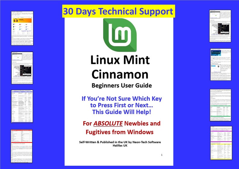Linux Mint Cinnamon 22, 21 & 20 User Guide for Absolute Beginners Step ...