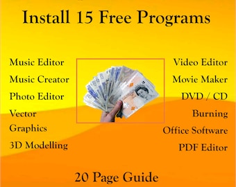 Save Money on 15 Free Software Alternatives Office, PDF Editor, Video, Music, Photo Editing, DVD/ Blu-ray Burning -Microsoft, Adobe & Corel