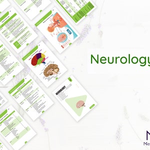 Flashcards de neurologia em PDF (tamanho de bolso)