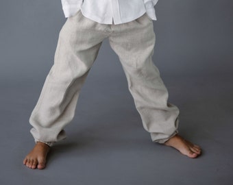 Boy's Linen Pants / Toddlers Linen outfit / Linen pants for kids