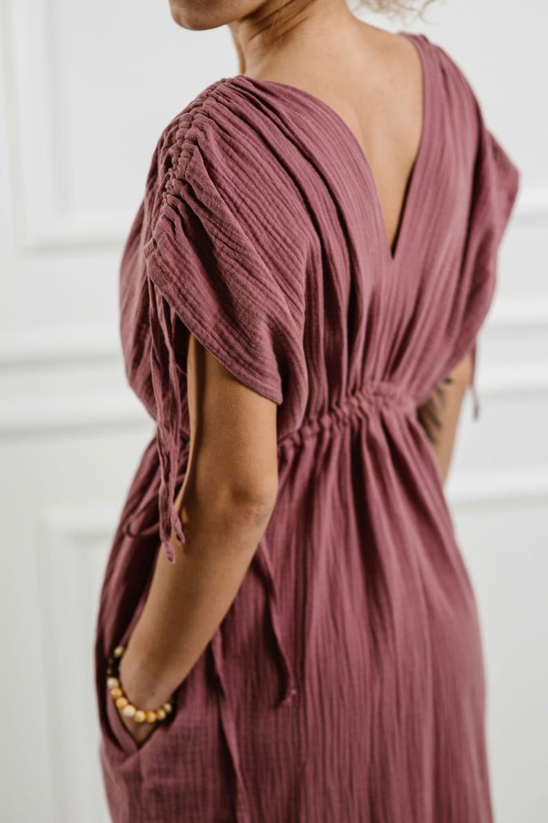 Double Gauze Dress Boho Muslin Dress Cotton Dress DRESS Etsy