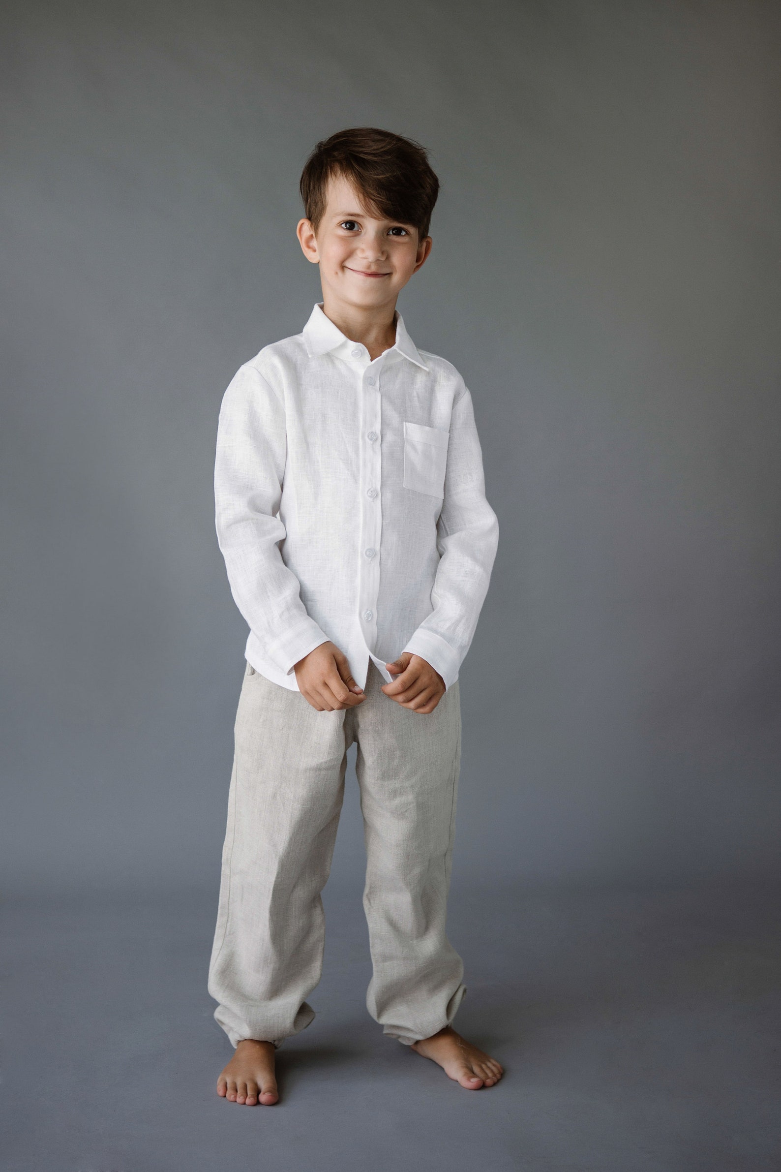 Boys Linen Pants Boy's Linen Outfit Linen Pants for Kids Etsy