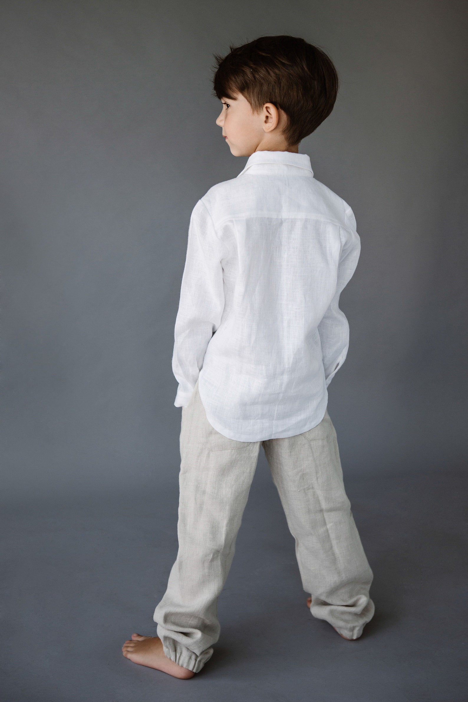 Boys Linen Pants Boy's Linen Outfit Linen Pants for Kids Etsy