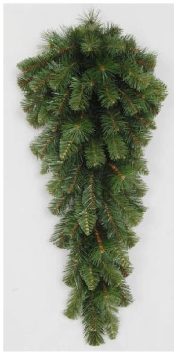 30 " Evergreen Swag Base, Evergreen Swag, Value Pine Swag, 30 inch Door Swag, Fake Pine Wreath Frame, **Message me if you want multiples