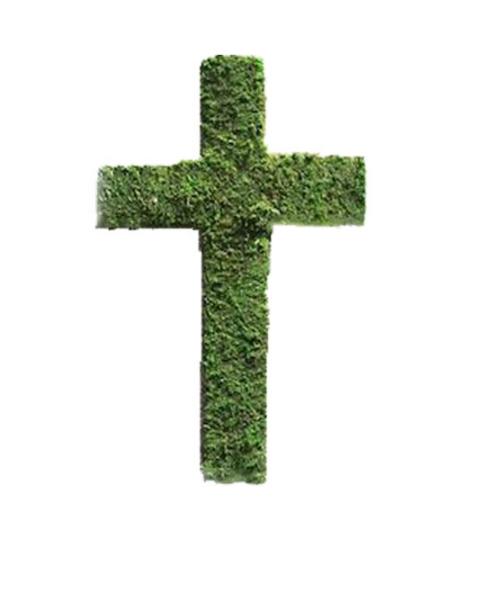 Moss Cross Door Hanger, 24 inch Moss Wreath Cross KIt, Cross Door Hanger ONLY, *Custom Bow Arrangment not made-Message me to discuss options