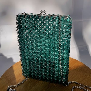 Crystal beaded Bag, sparkling handbag, shining bag, crystal clutch bag, Women Bead bag, Beaded Bag, Crystal bead bag, Handmade bags