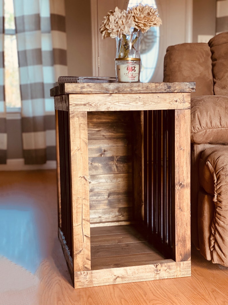 Dog Kennel FREE SHIPPING Nightstand End Table Bedside Etsy