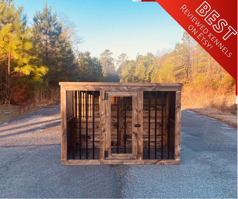 Dog Kennel // FREE SHIPPING // Farmhouse Dog Kennel // Dog Etsy
