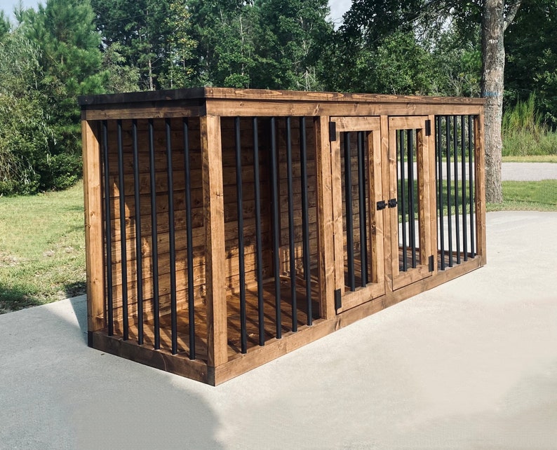Dog Kennel // FREE SHIPPING // Farmhouse Dog Kennel // Dog Etsy