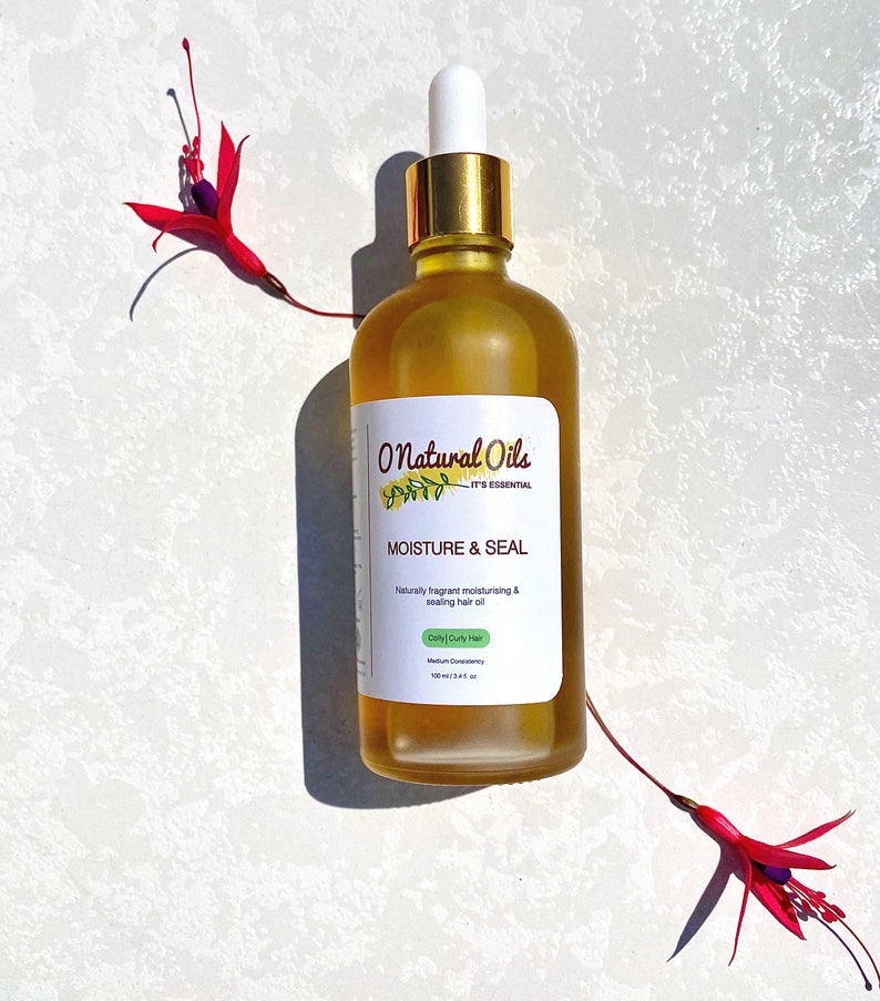Moisture & Seal Hair Oil Softens and Deeply Moisturises Hair for Improved Health Etsy