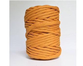 Cotton Rope “Mustard” - 9mm Macrame