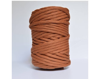 Super soft 9mm cotton string - 'DARK OAK'