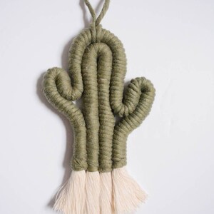 Cactus KIT - Make Your Own Little Macrame Cactus Wall Hanging, DIY ...