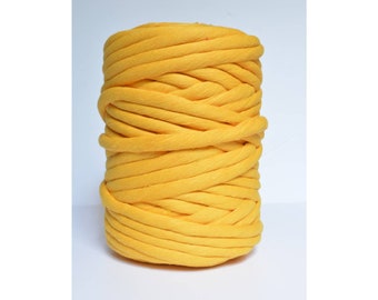 Super soft 12mm cotton string - "TURMERIC"