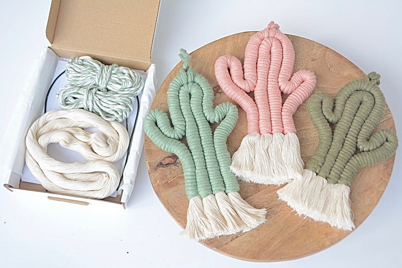 Kaktus makramee - Etsy.de