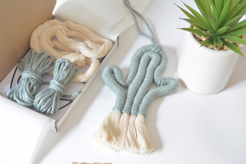 DIY Cactus KIT - Make Your Own Macrame Cactus - Etsy