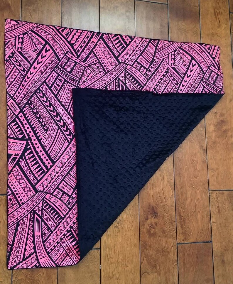 Polynesian Baby Blanket Baby Blanket Newborn gift Baby Shower Gift Baby Boy Gift Baby Girl Gift Newborn Baby Blanket Newborn Baby