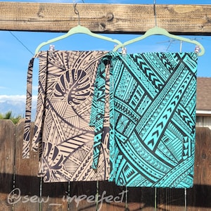 Youth and Infant Lavalava/ Lava Lava/ I'e Toga/ I'e/ I'e Faitoga/ Pacific Island Wear/ Samoan Wear/ Polynesian Wear